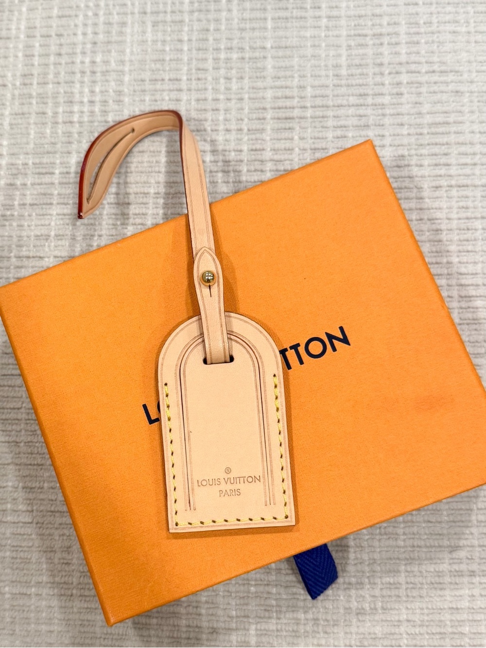 Louis Vuitton Vachetta Leather Luggage Tag